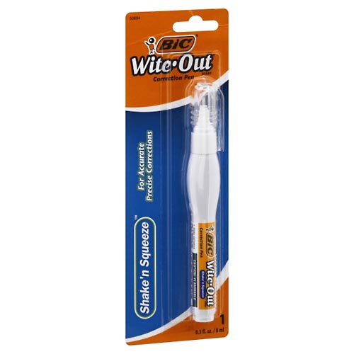 Image for Bic Correction Pen, Shake 'N Squeeze,1ea from WELLNESS PHARMACY