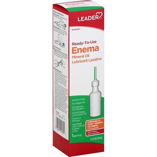 Image for Leader Enema, Mineral Oil, Ready-To-Use,1ea from WELLNESS PHARMACY