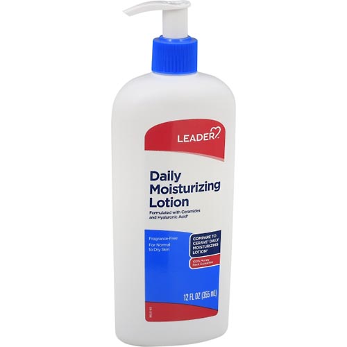 Image for Leader Lotion, Daily Moisturizing, Fragrance-Free,12oz from WELLNESS PHARMACY
