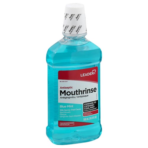 Image for Leader Mouthrinse, Blue Mint,500ml from WELLNESS PHARMACY