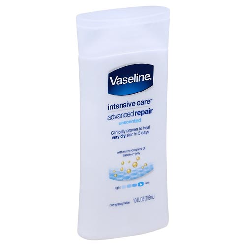 Image for Vaseline Lotion, Non-Greasy, Advanced Repair, Fragrance Free,10oz from WELLNESS PHARMACY