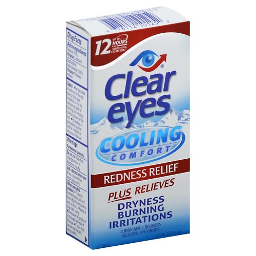 Image for Clear Eyes Eye Drops, Lubricant/Redness Reliever, Cooling Comfort,0.5oz from WELLNESS PHARMACY